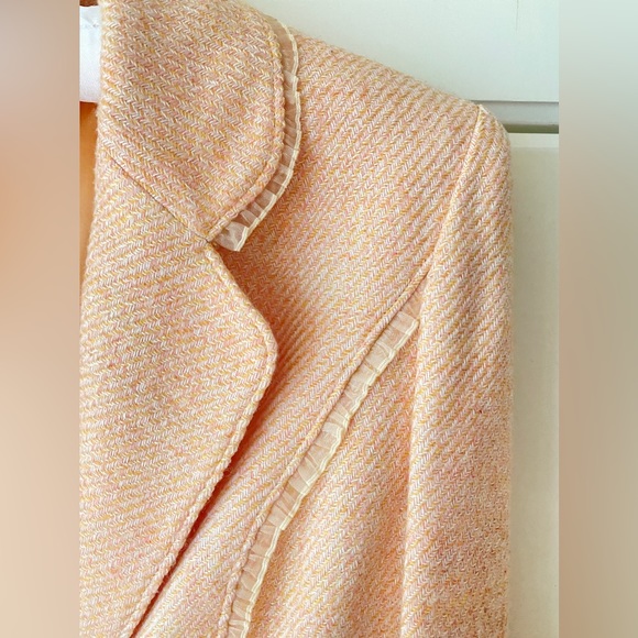 Zariah Tweed Single-Button Blazer - Picture 4 of 12